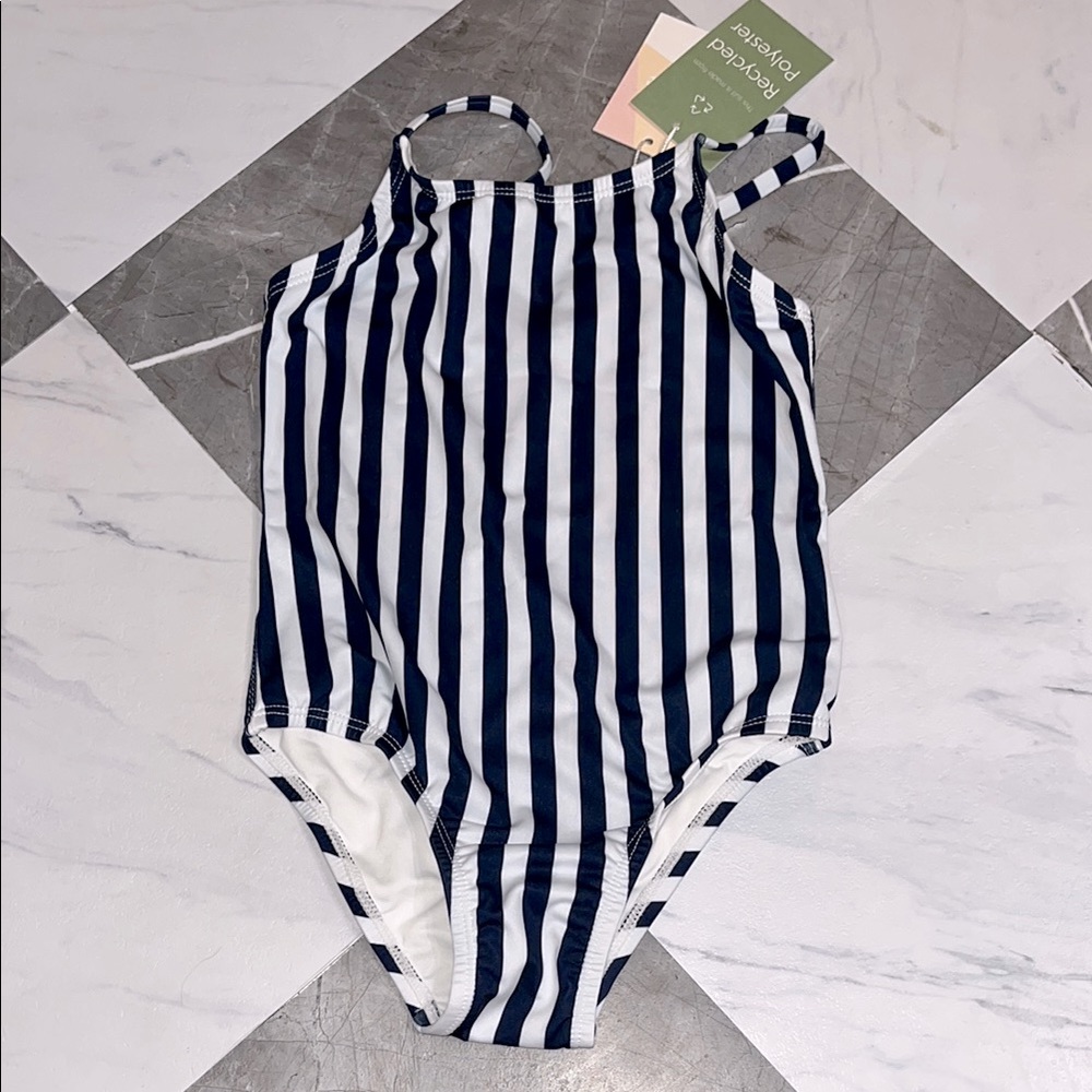 NWT Andie amalfi one piece swimsuit navy sz 5T kids